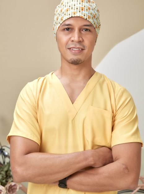 SCRUB CAP - LIGHT BLUE GUITARS