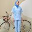 SCRUB SUIT (UNISEX) - BABY BLUE