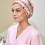 SCRUB CAP - RED FLOWERS
