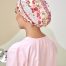 SCRUB CAP - RED FLOWERS
