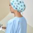 SCRUB CAP - LIGHT BLUE SANDALS