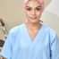 SCRUB CAP - PINK STRIPE