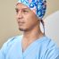 SCRUB CAP - BLUE TRIBAL