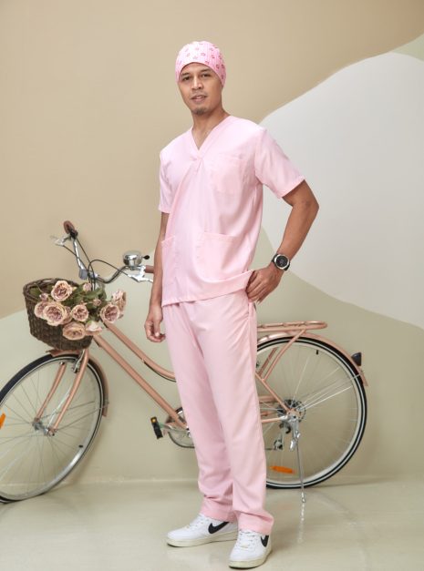 SCRUB SUIT (UNISEX) - SOFT PINK