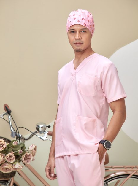 SCRUB SUIT (UNISEX) - SOFT PINK