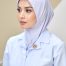 Tudung Soft Awning Full Scuba Plain (S) - CLEARANCE