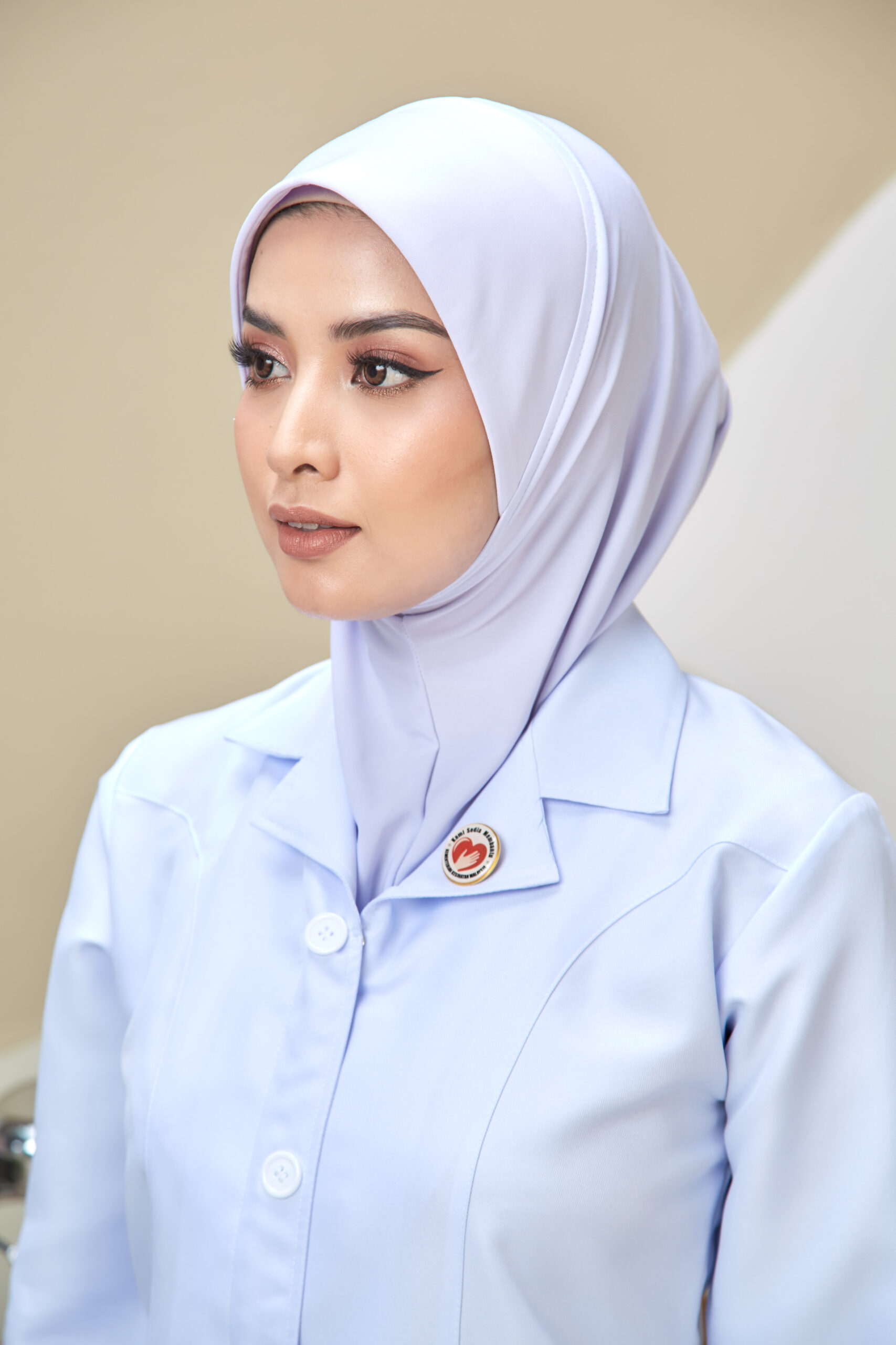 Tudung Soft Awning Full Scuba Plain (S) - CLEARANCE