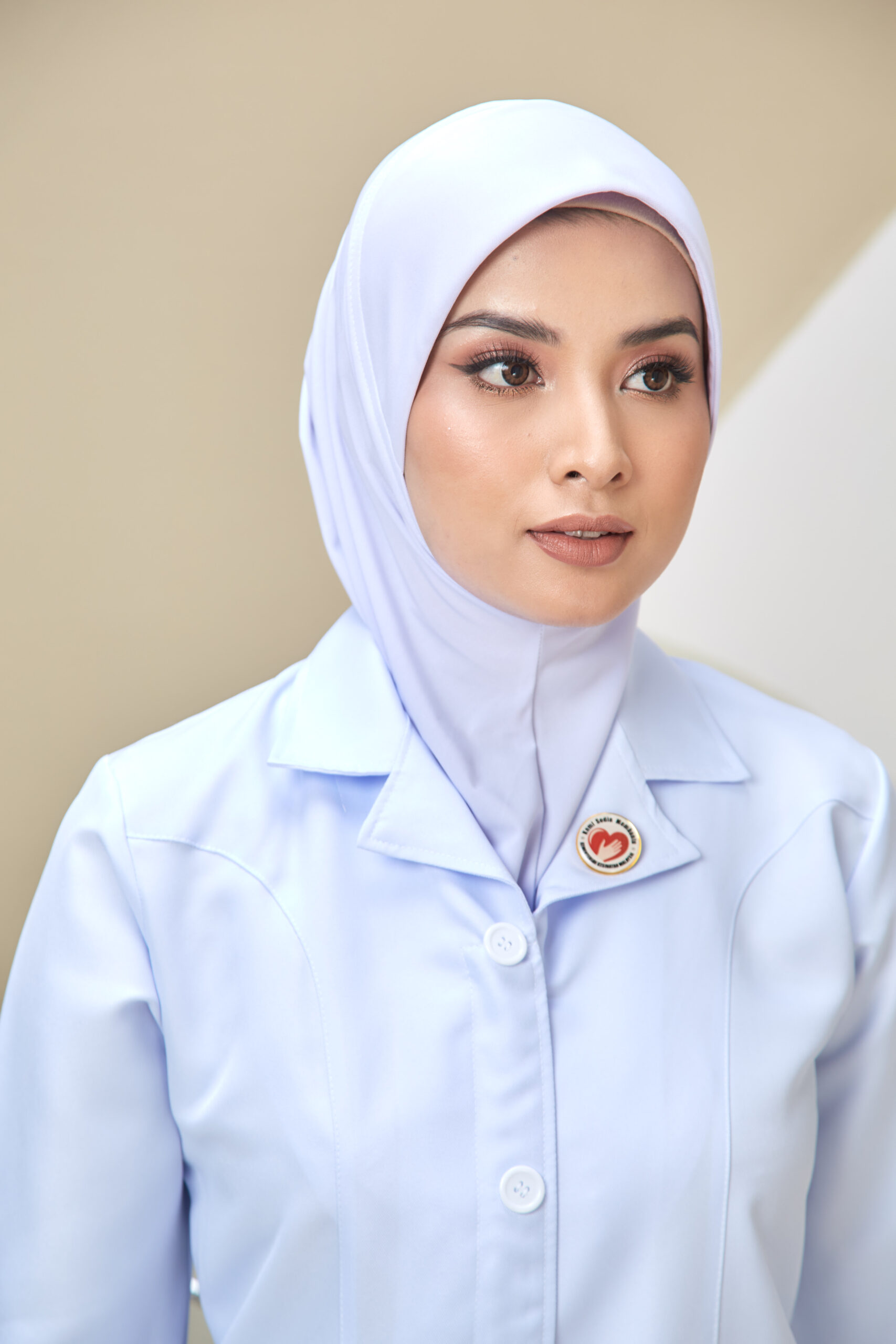 Tudung Soft Awning Full Scuba Plain (S) - CLEARANCE