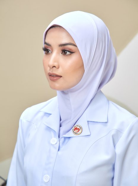 Tudung Soft Awning Half Scuba Plain (S) - CLEARANCE