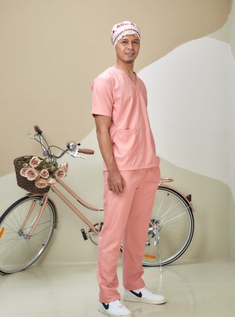 SCRUB SUIT (UNISEX) - PEACH