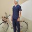 SCRUB CAP - LIGHT BLUE SANDALS