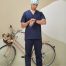 SCRUB SUIT (UNISEX) - NAVY BLUE