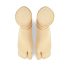 PREMIUM Comfort Nylon Anti Slip Split Toe Socks - Skin 