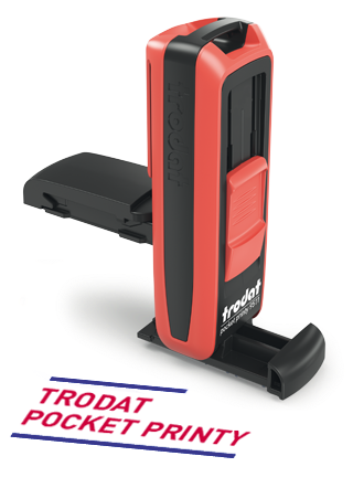 TRODAT POCKET PRINTY  9512 SELF INK RUBBER STAMP