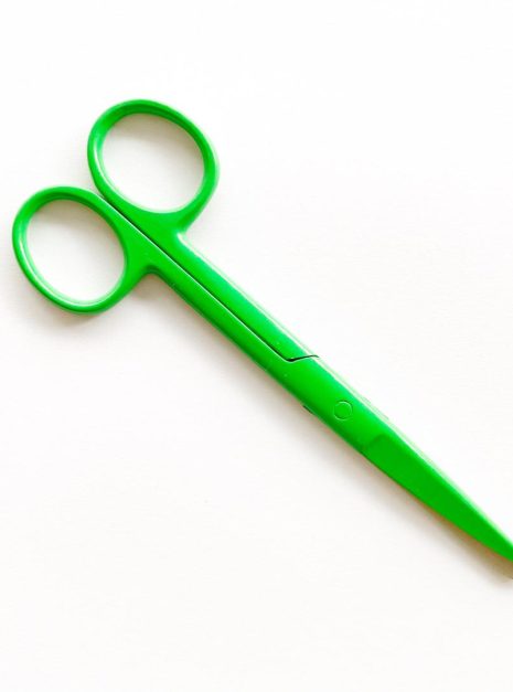 Dressing Scissor Blunt/Sharp Green