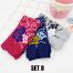 COTTON COMFORT CARTOON ANKLE SOCKS - CLOUDS