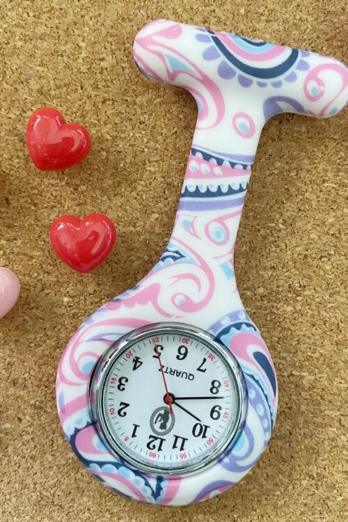 Pin Watch Printed - Paisley