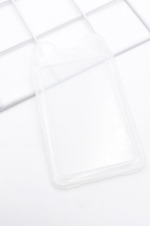 Transparent Ear Card Holder - White