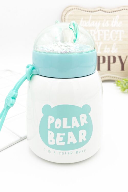 MINI FLASK - POLAR BEAR WHITE