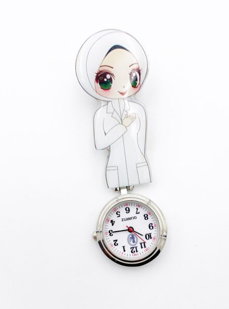 Clip Watch - Silver - HIJAB ROSSIE