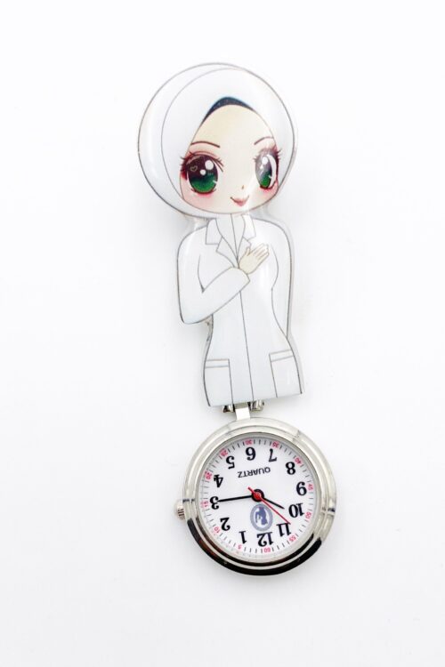 Clip Watch - Silver - HIJAB ROSSIE