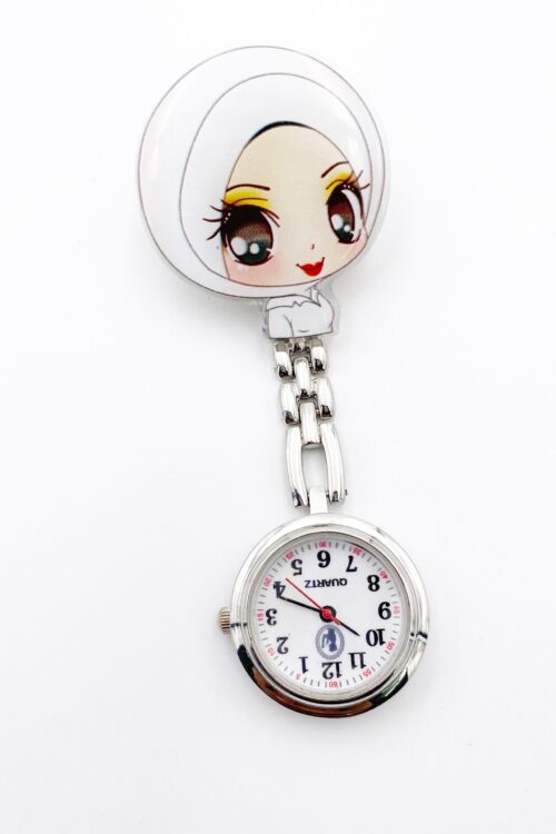 Clip Watch - Silver - HIJAB MIA