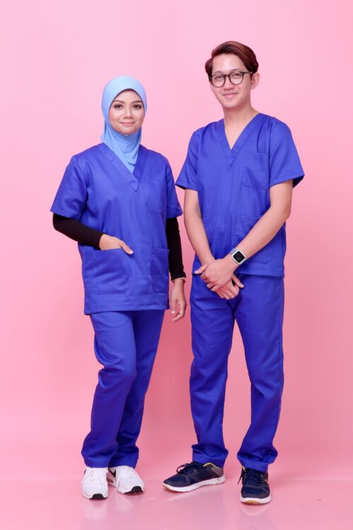 SCRUB SUIT (UNISEX) - BLUE