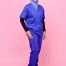 SCRUB SUIT (UNISEX) - BLUE