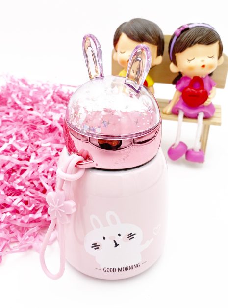 MINI FLASK RABBIT GOOD MORNING