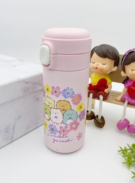 FLASK SUMIKKO GURASHI FLOWER PINK