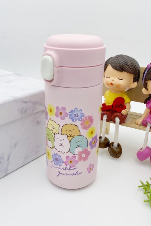 FLASK SUMIKKO GURASHI FLOWER PINK