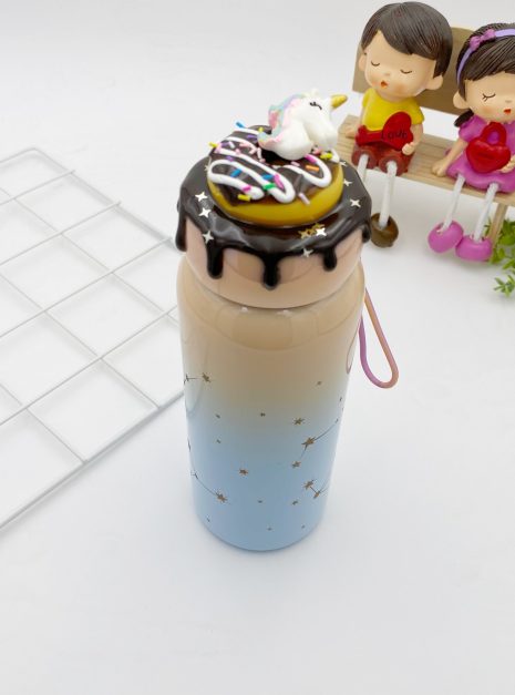 FLASK DONUT UNICORN - PEACH