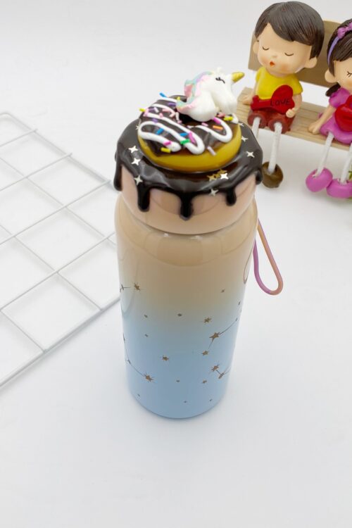 FLASK DONUT UNICORN - PEACH