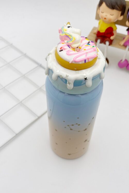 FLASK DONUT UNICORN - BLUE