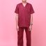 SCRUB SUIT (UNISEX) - MAROON