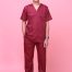 SCRUB SUIT (UNISEX) - MAROON
