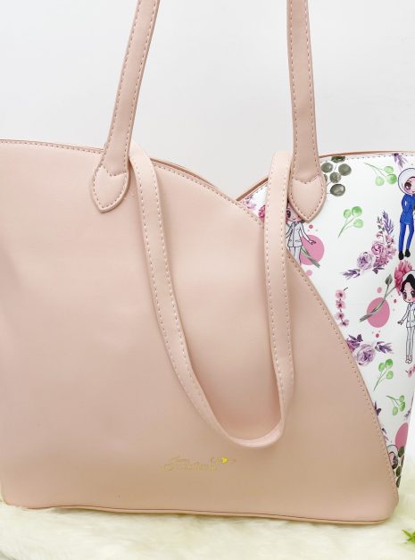 HANDBAG BJ - LADY FLOWER PINK