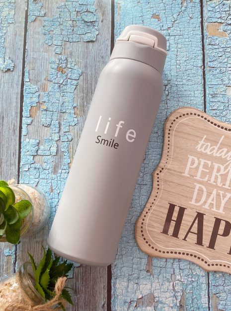 FLASK LIFE SMILE - GREY