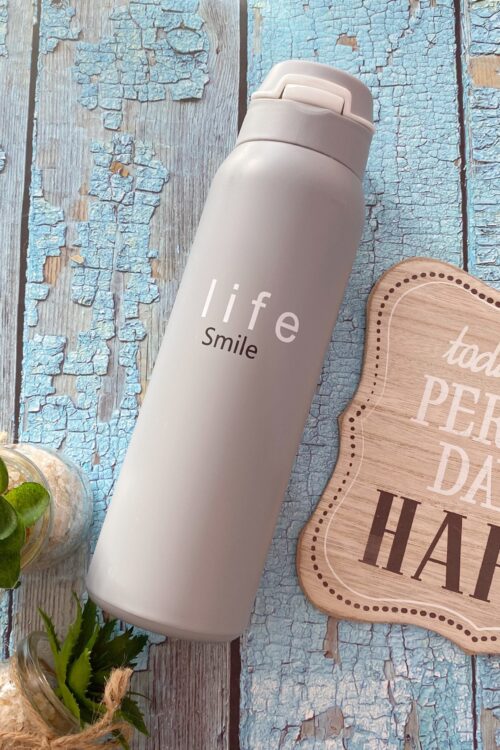 FLASK LIFE SMILE - GREY