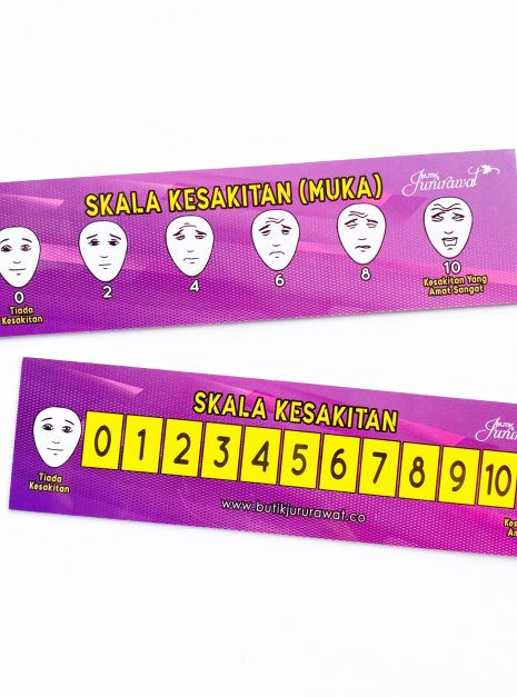 Pain Score Ruler (Purple)