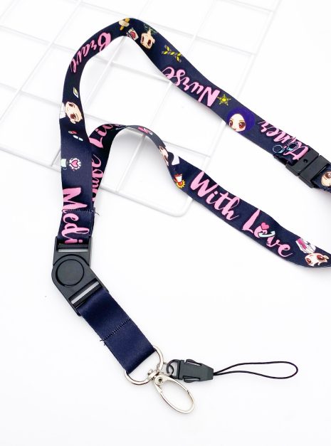 LANYARD - BLACK SAFE LIVE WITH LOVE