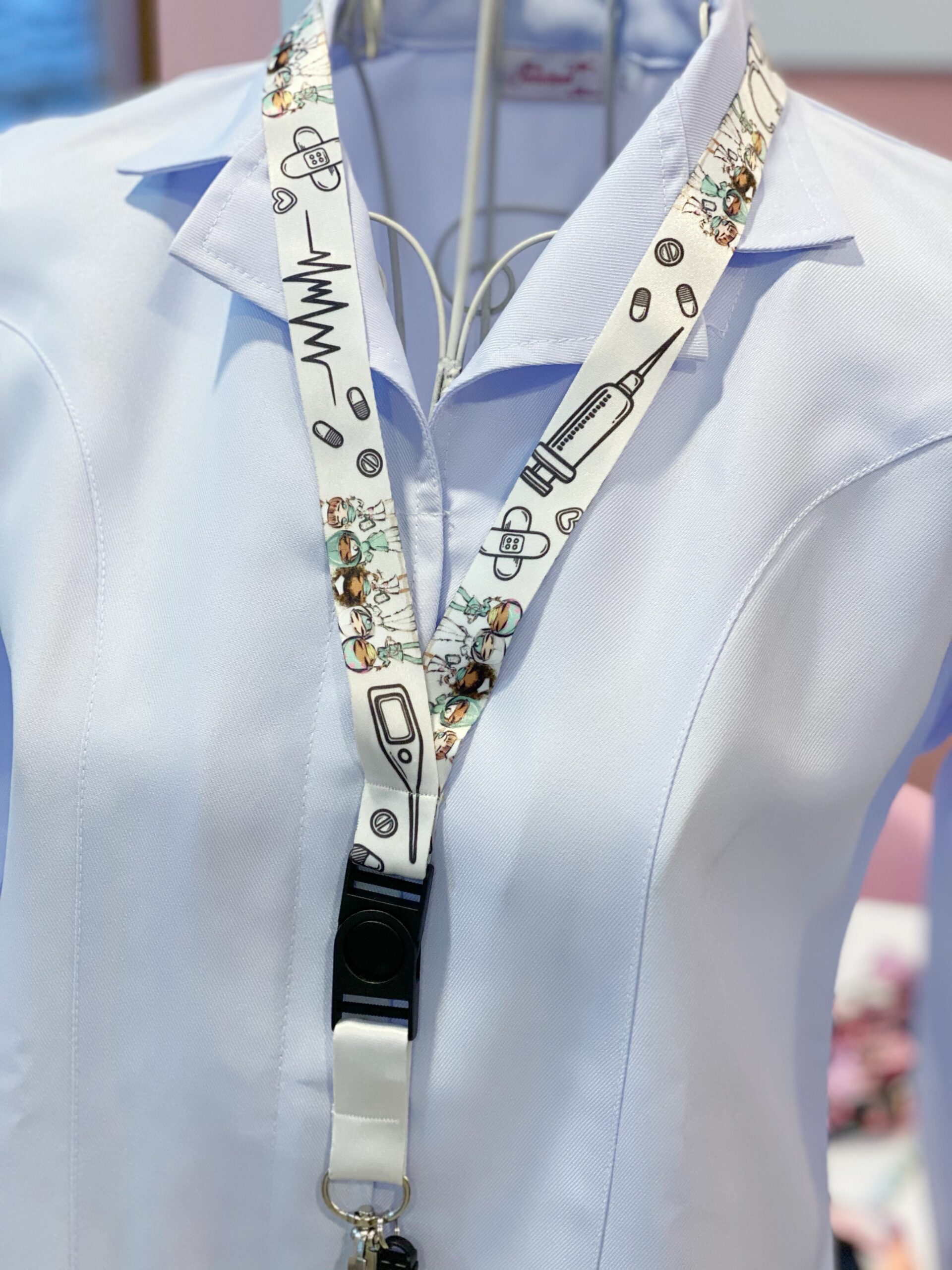 LANYARD - WHITE FRONTLINERS
