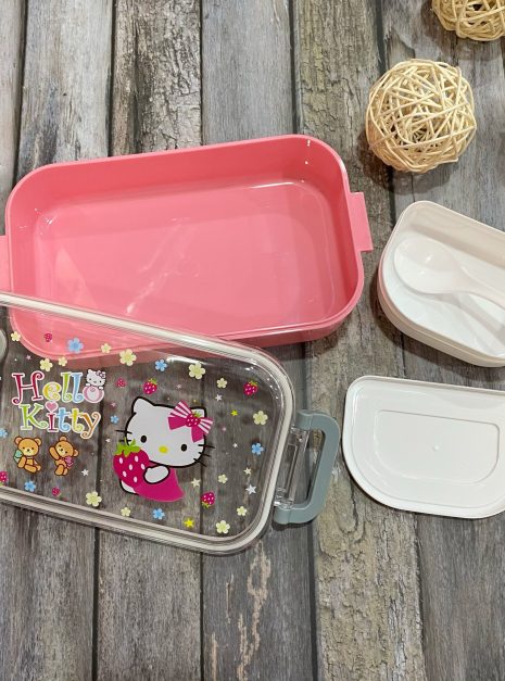 LUNCH BOX WITH INSERT (ZB5902) - HELLO KITTY