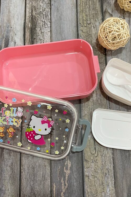 LUNCH BOX WITH INSERT (ZB5902) - HELLO KITTY