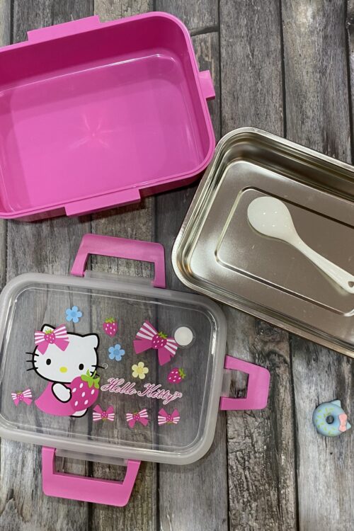 LUNCH BOX WITH INSERT (TQ16-2) - HELLO KITTY