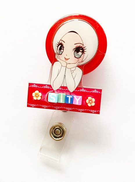 Personalized Text -YO-YO Hijab Nurse RED