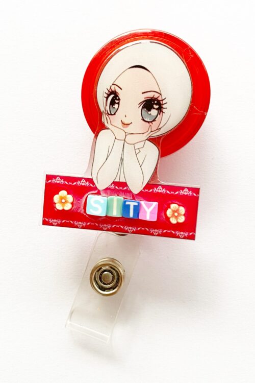 Personalized Text -YO-YO Hijab Nurse RED