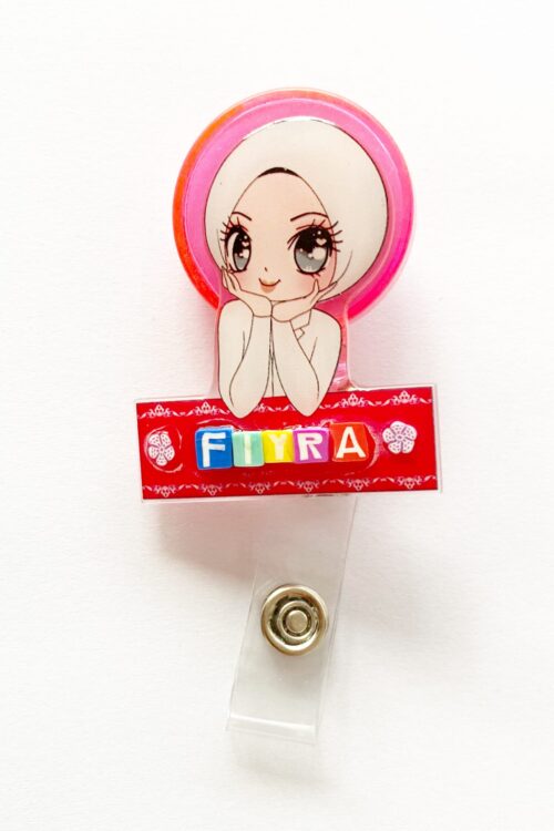 Personalized Text -YO-YO Hijab Nurse PINK