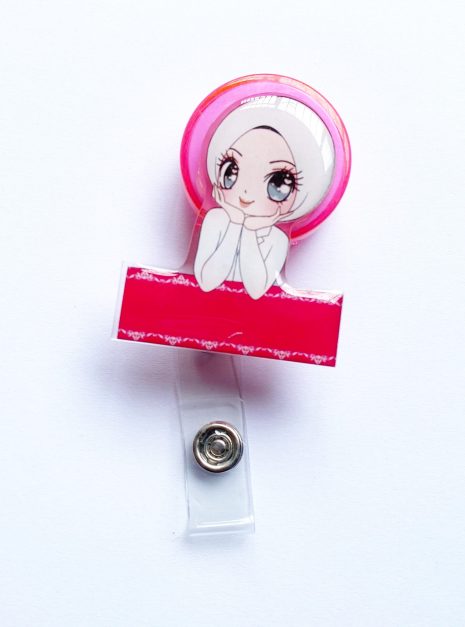 PLAIN YO-YO Hijab nurse PINK