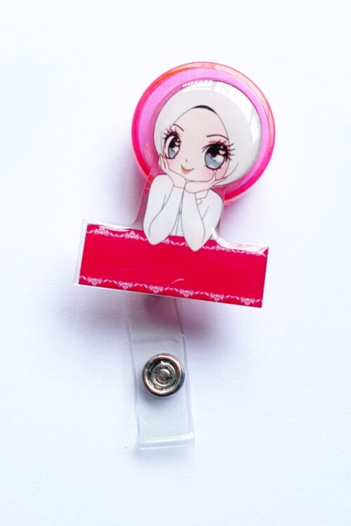 PLAIN YO-YO Hijab nurse PINK